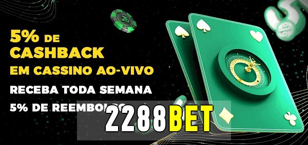 Promoções do cassino ao Vivo 2288bet
